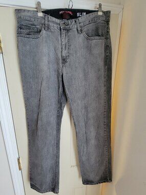 Tony Hawk Slim Jeans, Gray, Size 36x32